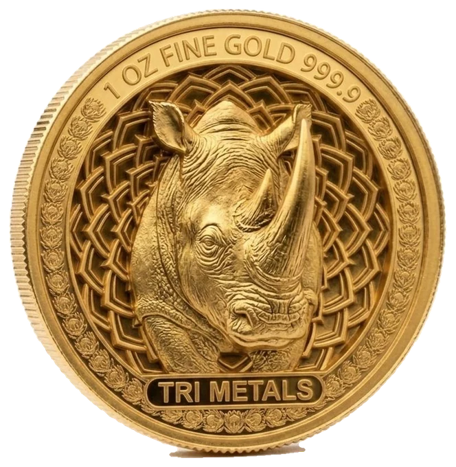 1 oz fine gold coin by TRI METALS